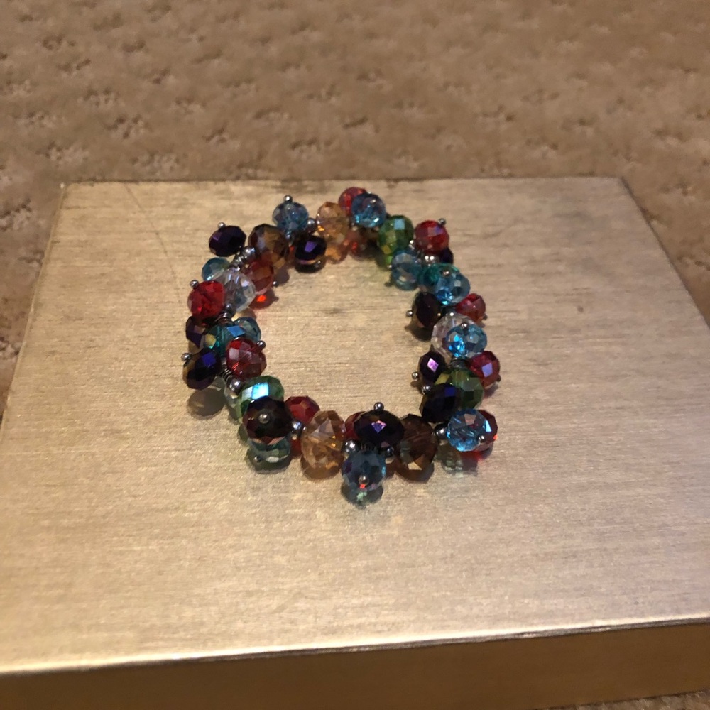 Rainbow beaded bracelet